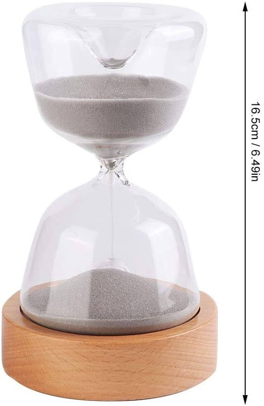 Luminous Glass Sand Timer (15min) - LINWEY - Best Luminous Glass Sand Timer (15min)