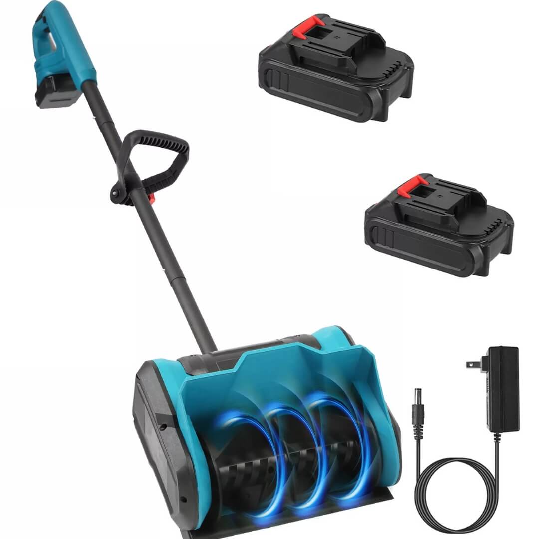 10 inches Cordless Snow Shovel with 2 Batteries