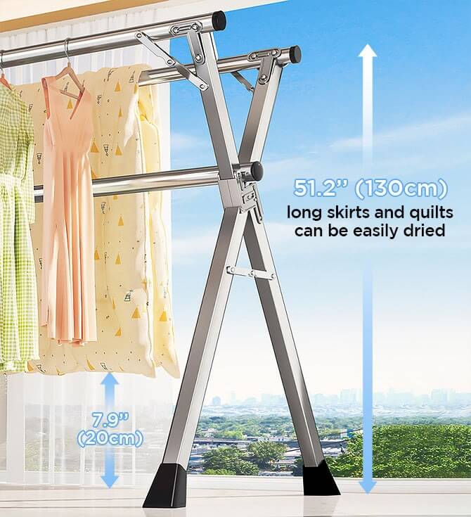 Heavy Duty Stainless Steel Clothes Drying Rack