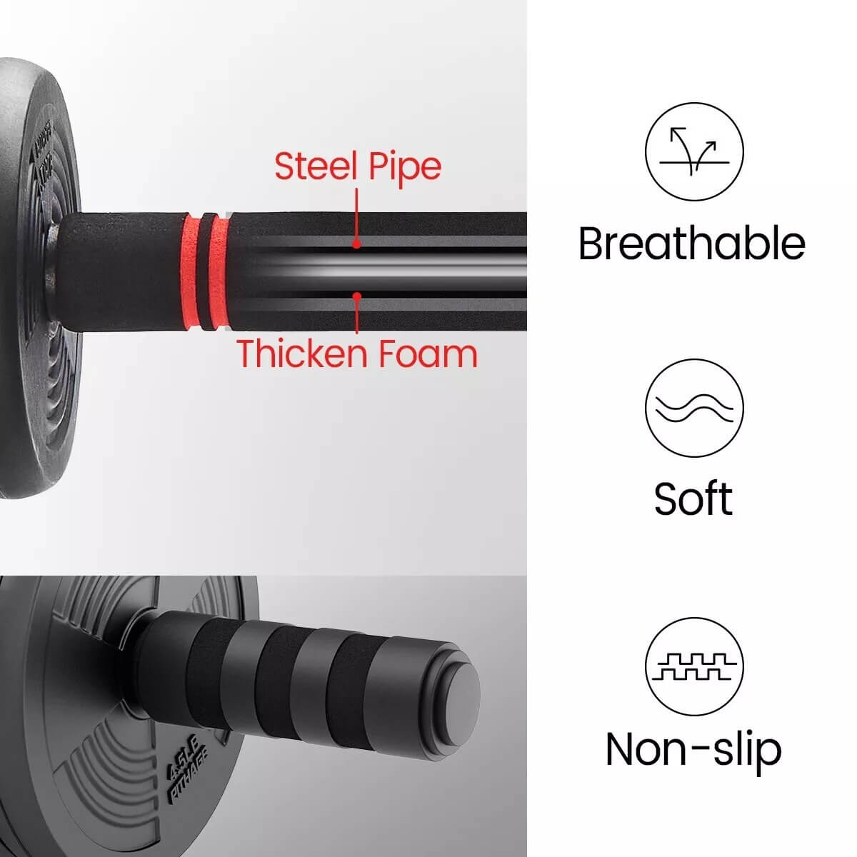 6 in 1 Adjustable Weight Dumbbell Set