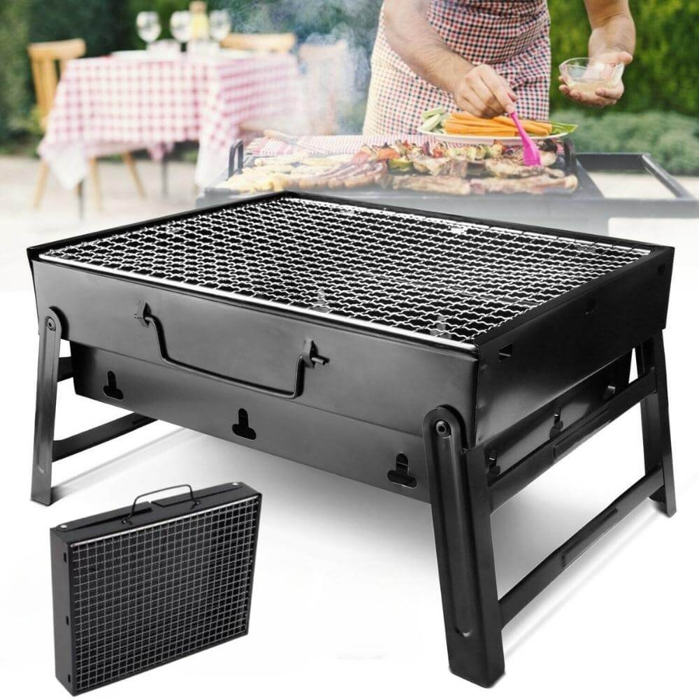 Portable Fold Barbecue Charcoal Grill