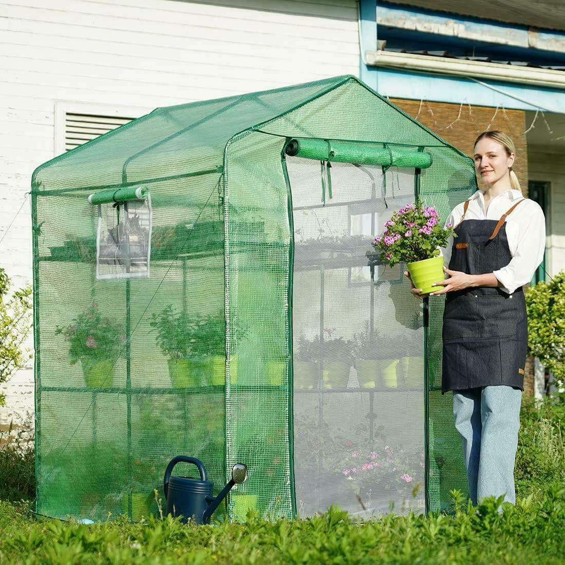Portable Walk In Greenhouse - LINWEY - Best Portable Walk In Greenhouse