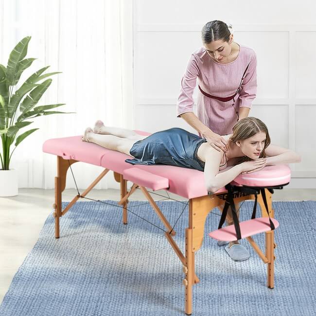 Portable Folding Massage Table Bed with Carry Case - LINWEY - Best Portable Folding Massage Table Bed with Carry Case