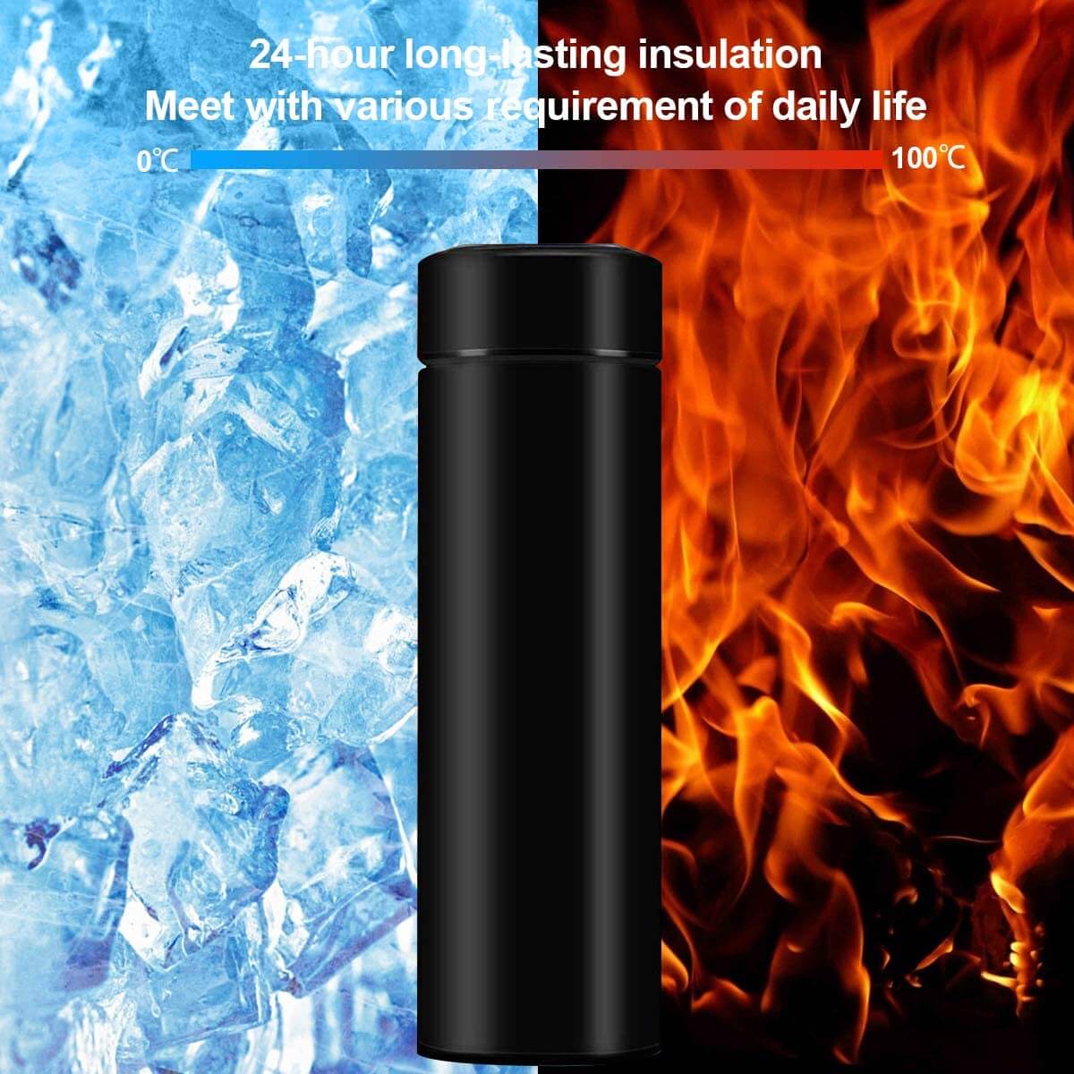 Thermos with LED Temperature Display - LINWEY - Best Thermos with LED Temperature Display