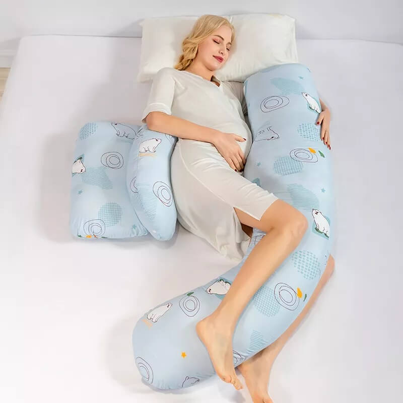 Maternity Pillow, Multifunctional Side Sleeping Pillow For Waist Protection  And Body Support