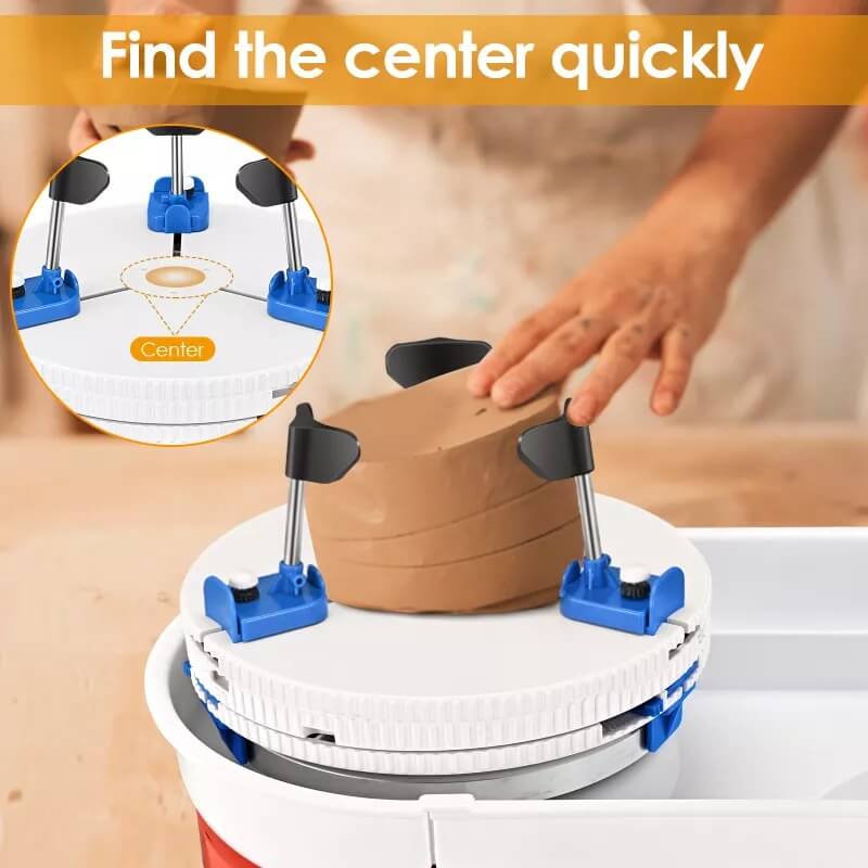 Adjustable Ceramic & Pottery Turntable Clamp