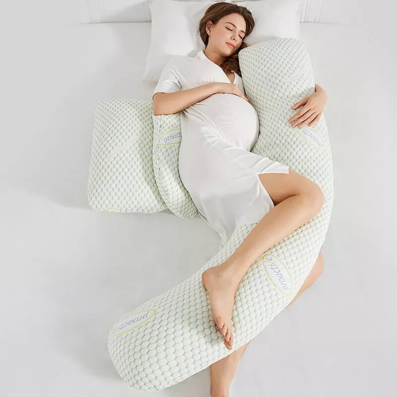 Maternity Pillow, Multifunctional Side Sleeping Pillow For Waist Protection  And Body Support