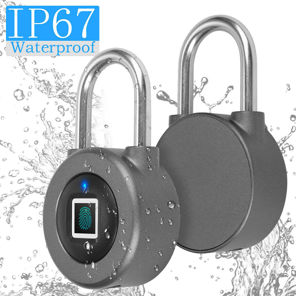 Waterproof Bluetooth Fingerprint Padlock - LINWEY - Best Waterproof Bluetooth Fingerprint Padlock