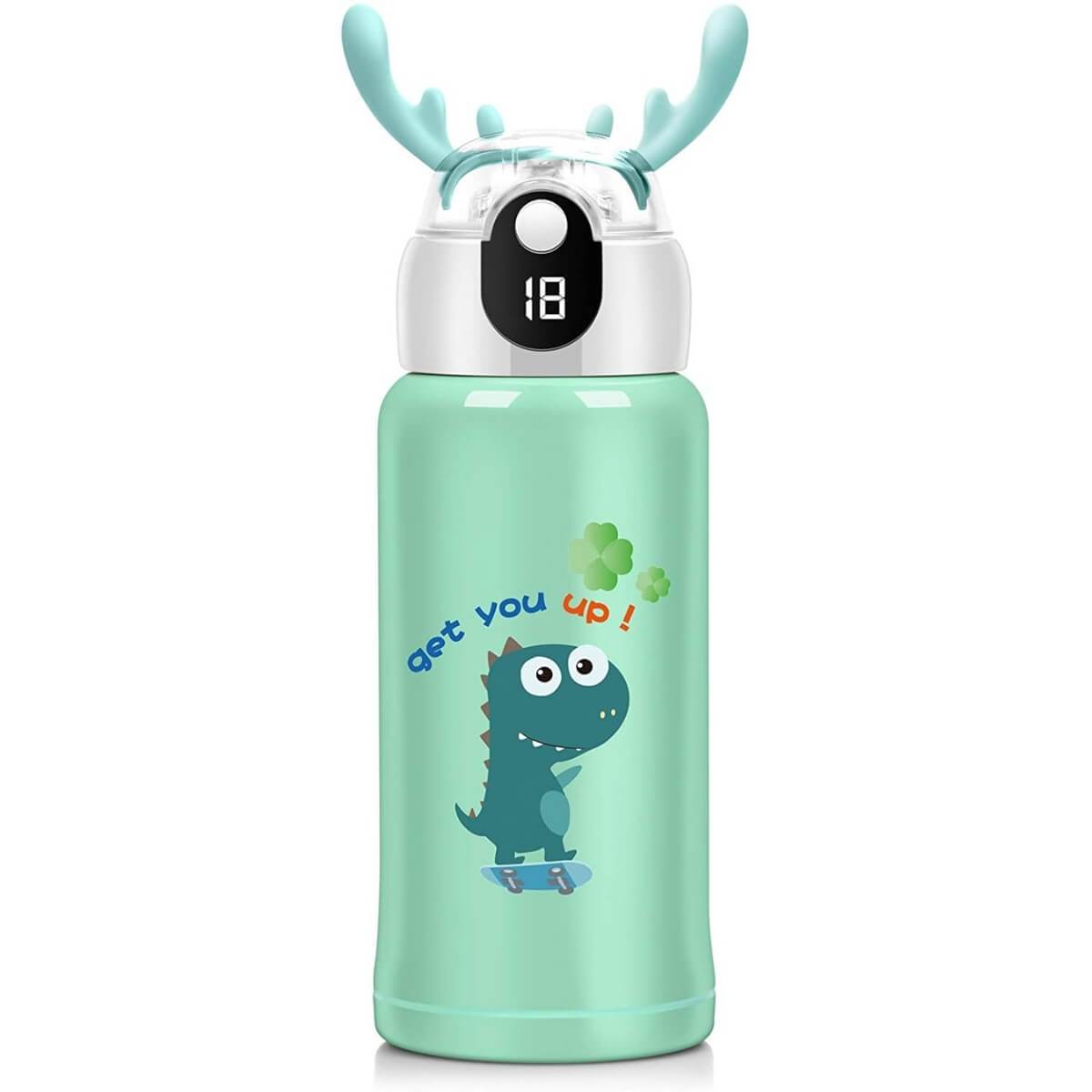 Smart Water Bottle for Kids - 18 Oz - LINWEY - Best Smart Water Bottle for Kids - 18 Oz